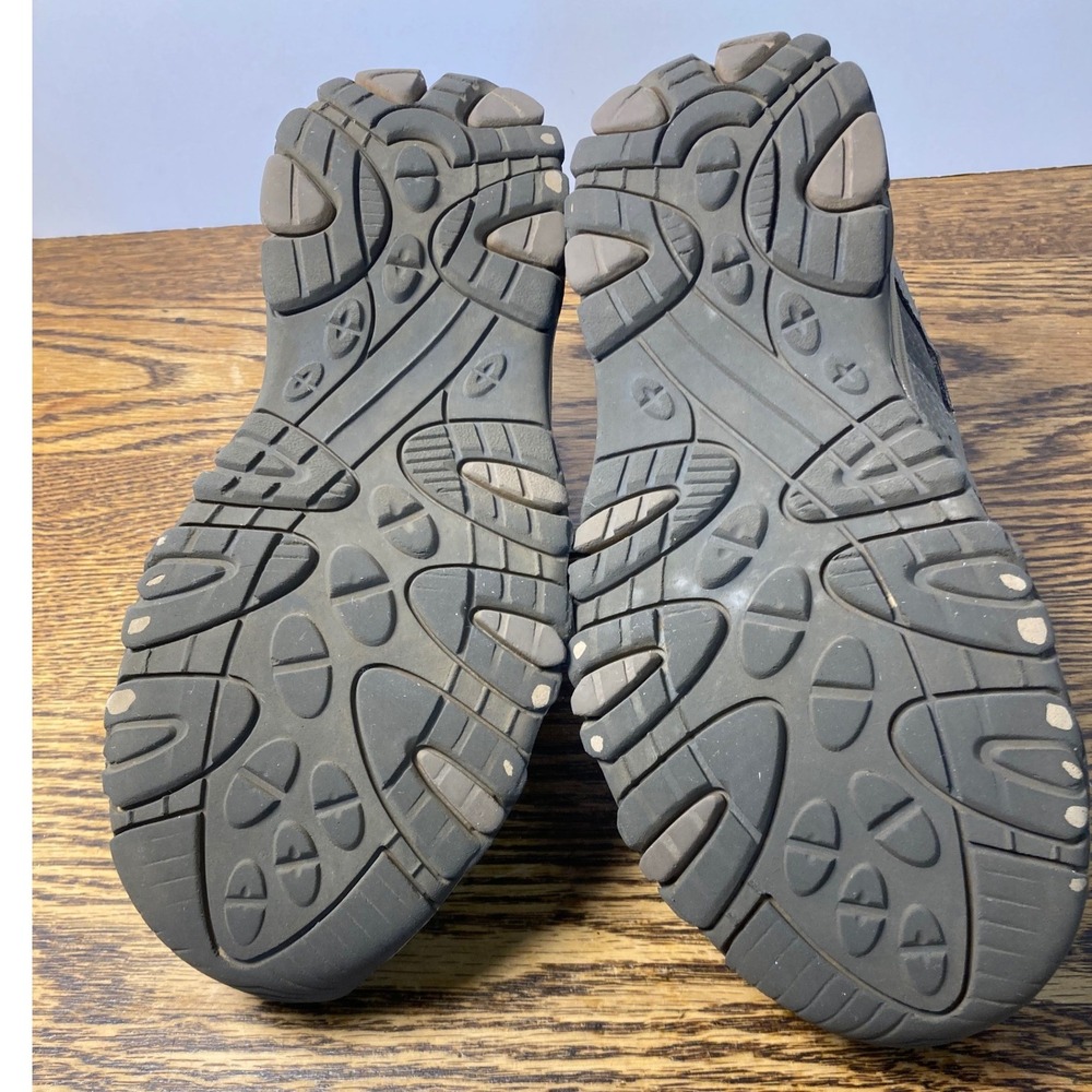 Merrell Alverstone Waterproof Hiking Shoes Grey Red Kids Size 2.5M MK265705 - Picture 5 of 8